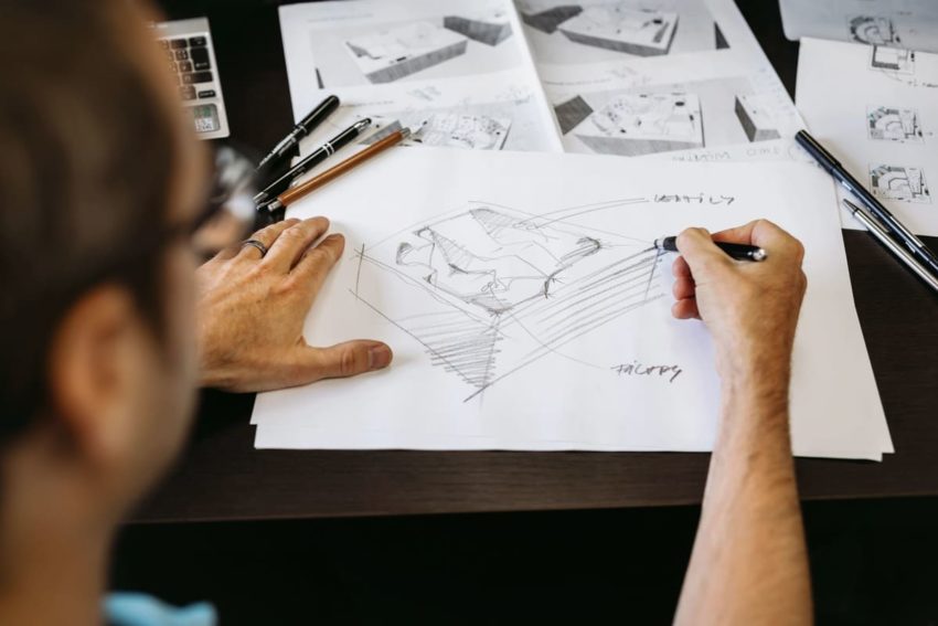 Dessin d'un jacuzzi sur-mesure à Liège