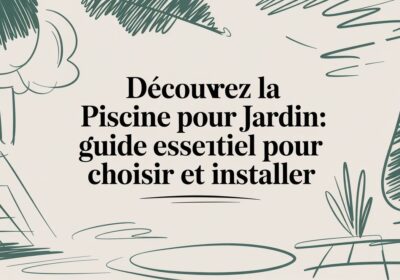 Découvrez la piscine pour jardin: guide essentiel pour choisir et installer
