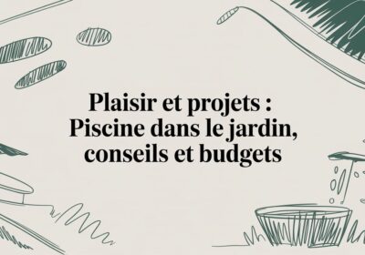 Conseils et budgets : piscine dans le jardin