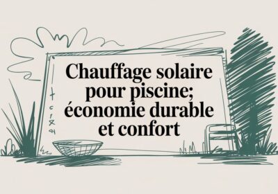 Chauffage solaire pour piscine: économie durable et confort pour spa, sauna et bain nordique