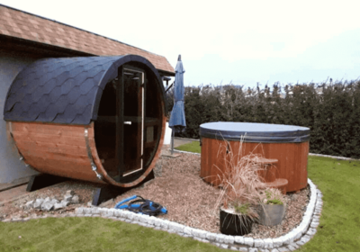 Installation d'un sauna et d'un bain nordique pour terrasse à Liège